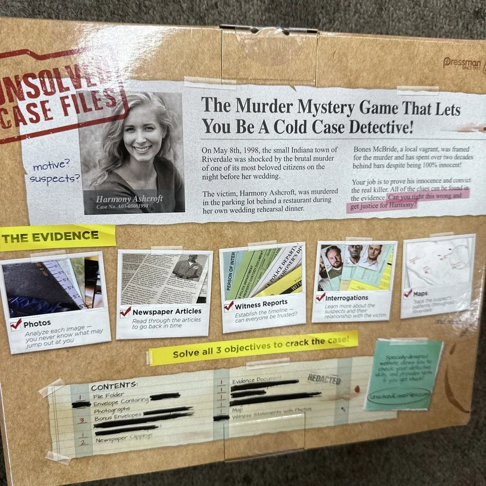 Pressman unsolved case